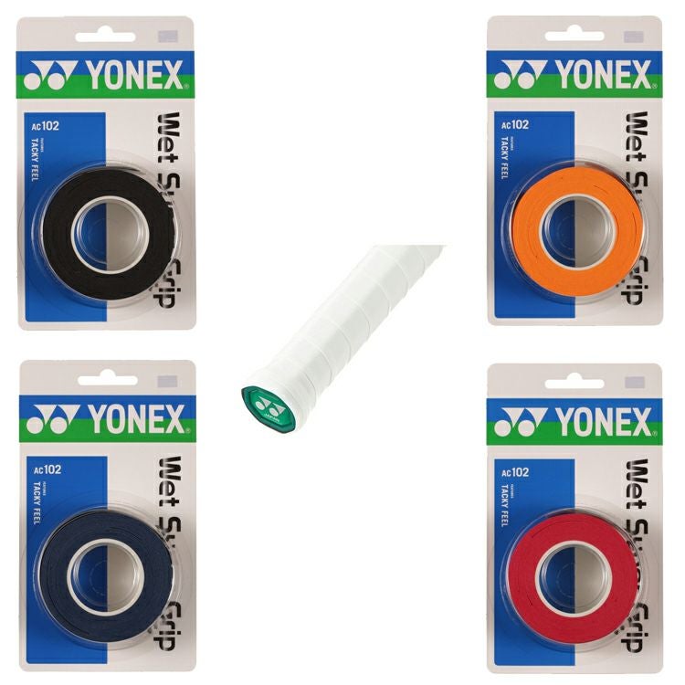 ヨネックス(YONEX) グリップ ウェットスーパーグリップ5本入り(AC102-5
