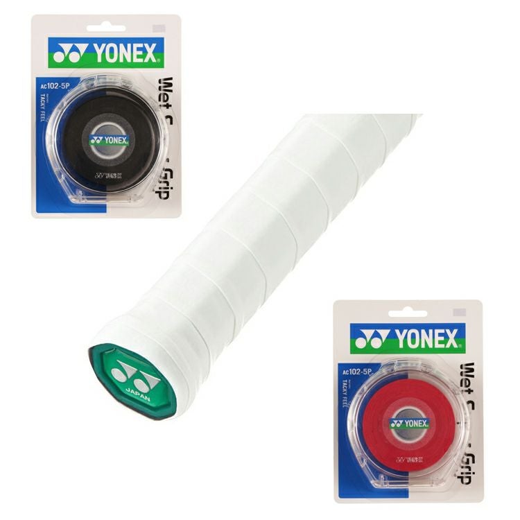 ヨネックス(YONEX) グリップ ウェットスーパーグリップ5本入り(AC102-5