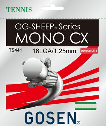 ゴーセン(GOSEN)ストリング MONO CX 16/16L(TS440W/TS441W) | テニス ゴーセン(GOSEN)ストリング MONO CX 16/16L(TS440W/TS441W) | テニス