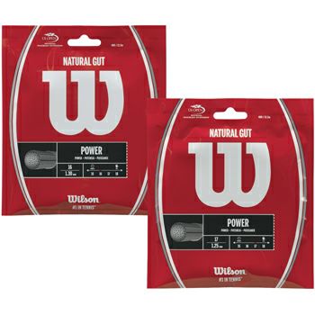 ウイルソン(Wilson) ナチュラルガット 16(1.30mm)/WRZ999800 17(1.25mm