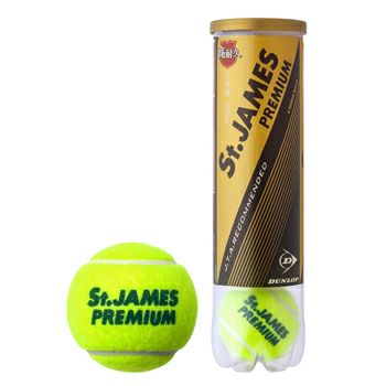 ダンロップ(DUNLOP) 硬式テニスボール セントジェームス (St.JAMES) 4