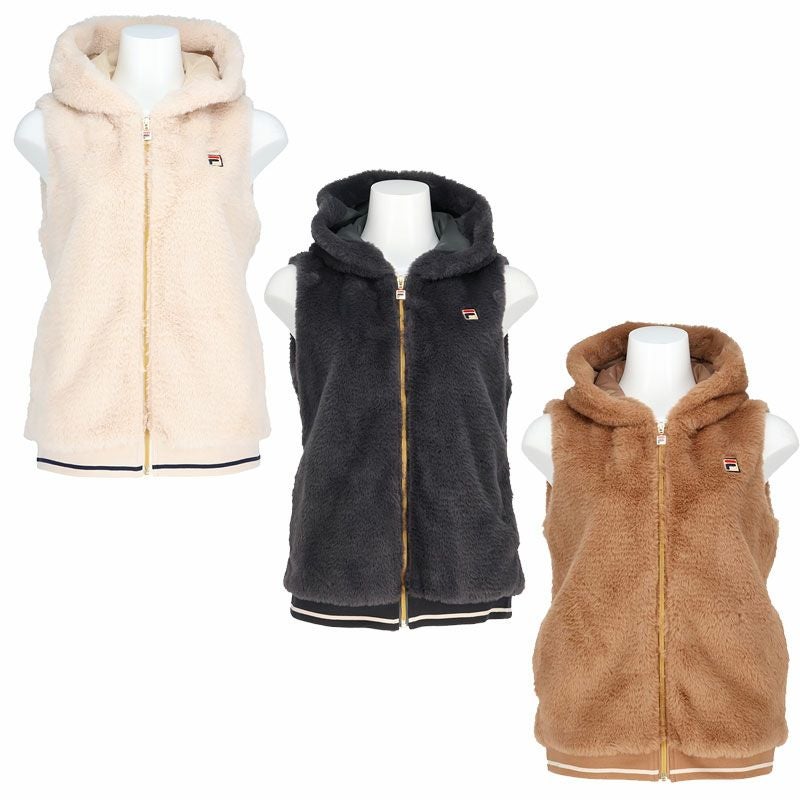 FILA フィラ テニス ベスト ファー キャメル Mサイズ EL0254 SALE☆在庫限り】フィラ（FILA）テニスウェア ウィメンズ ベスト