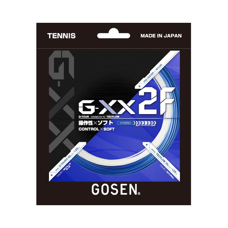予約品】GOSEN（ゴーセン）ハイブリッド ストリング G-XX2F（ジー